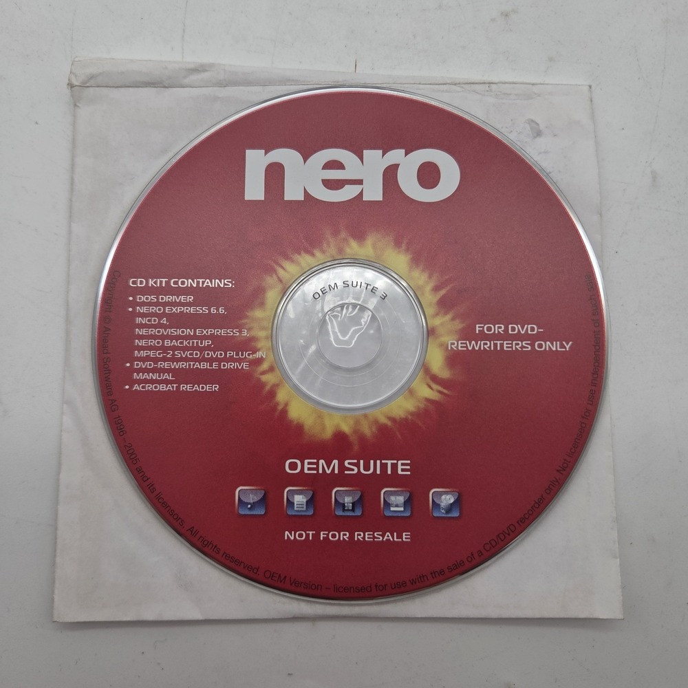 Nero OEM Suite Nero Express 6.6/INCD 4 - Windows XP
